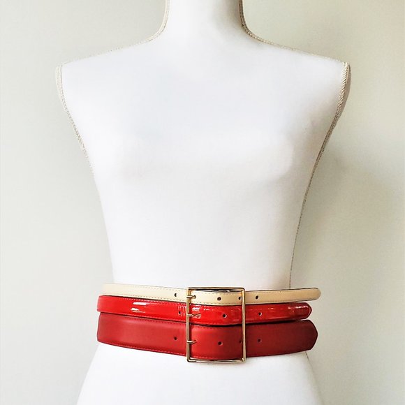 Vionnet Multi Color Leather Belt main image 2